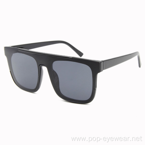 Sunglasses One Piece Frameless Eyeglasses Oversizd Lens